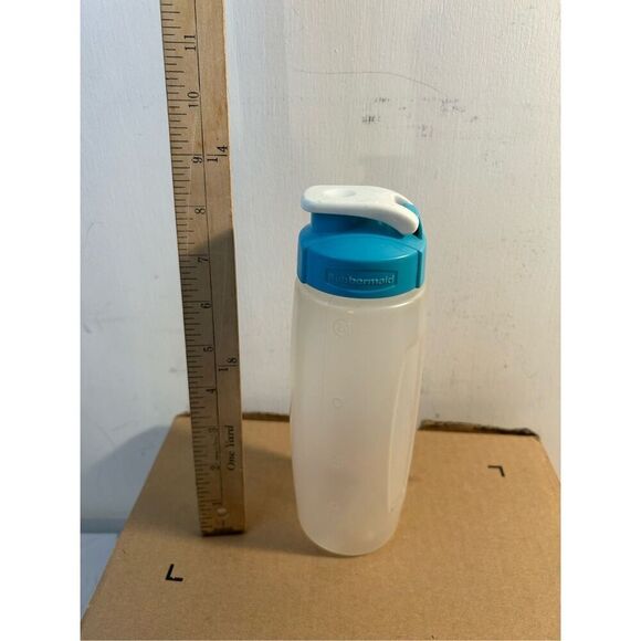 COPY - Rubbermaid bottle 20 oz turquoise flip top - Picture 1 of 3